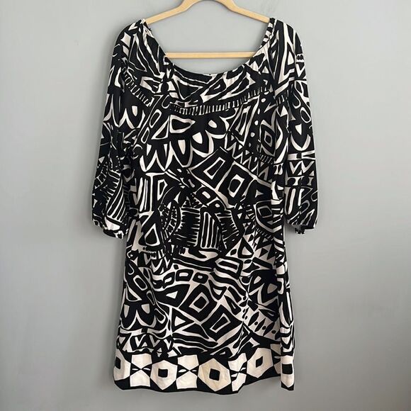 INC Woman Women’s 1X gorgeous stretchy comfy pop over midi tunic dress - Picture 7 of 9
